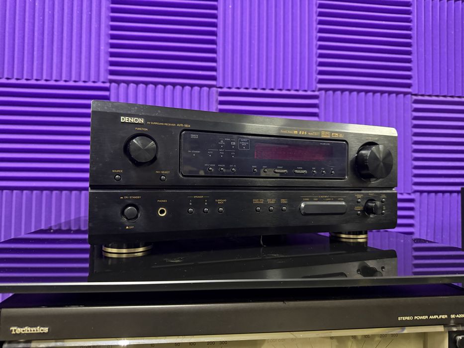 ‼️Denon AVR-1804 - Uszkodzony amplituner kina domowego, Audio Room