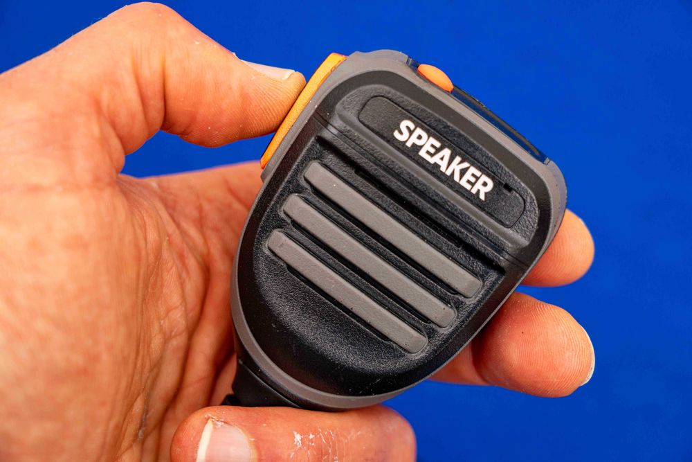 Microfone PTT para radio Walkie Talkie Bintilk, novo na embalagem.