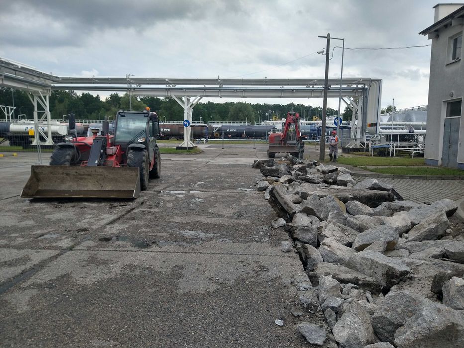 Usługi koparką-mini oraz ładowarką, przyłącza wod-kan, wywrotka usługi