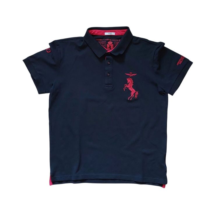 Aeronautica Militare nowa koszulka polo męska r. M