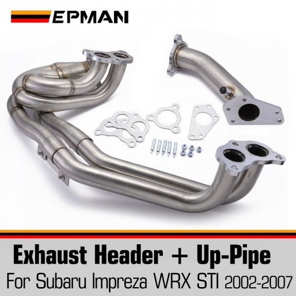 Sportowy Kolektor Wydechowy + Up-Pipe Subaru Impreza Wrx Sti 2002-2007 Ej