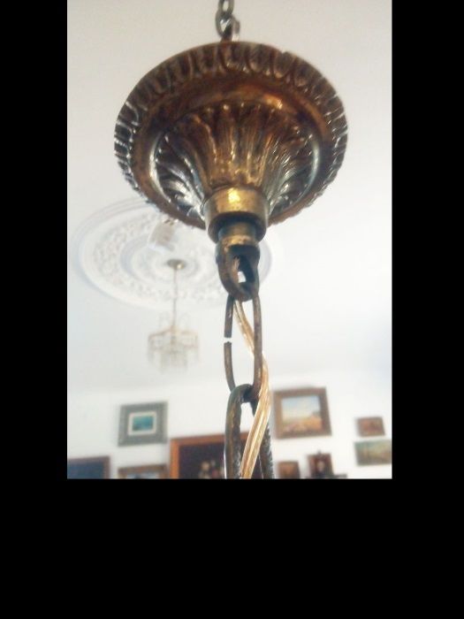 lindo antigo lustre - a funcionar