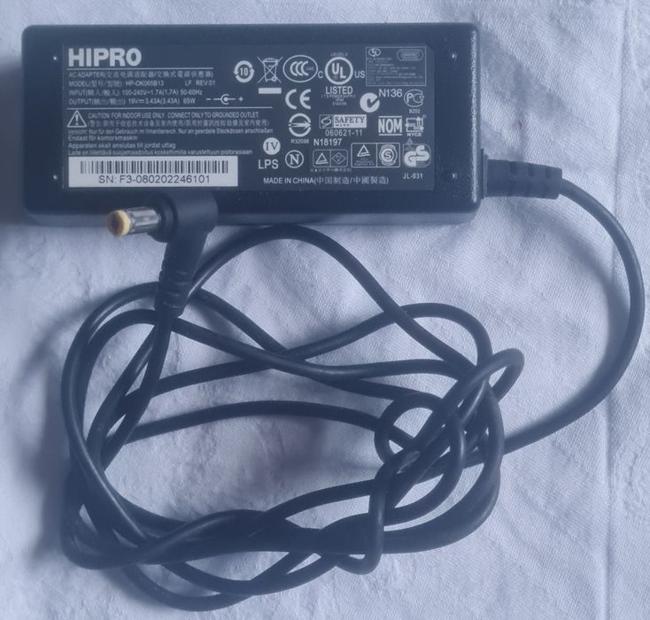 Carregadores notebook HP/LENOVO originais