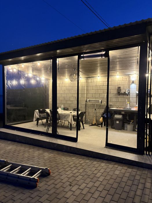 М’які вікна для тераси та альтанки – під ключ, Одеса