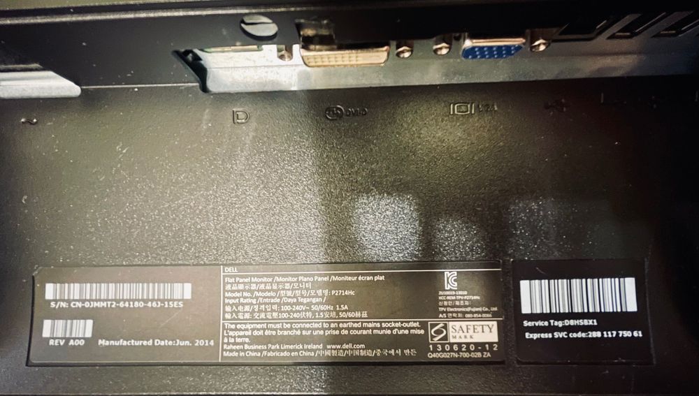 Продається монітор Dell P2714HC 27"