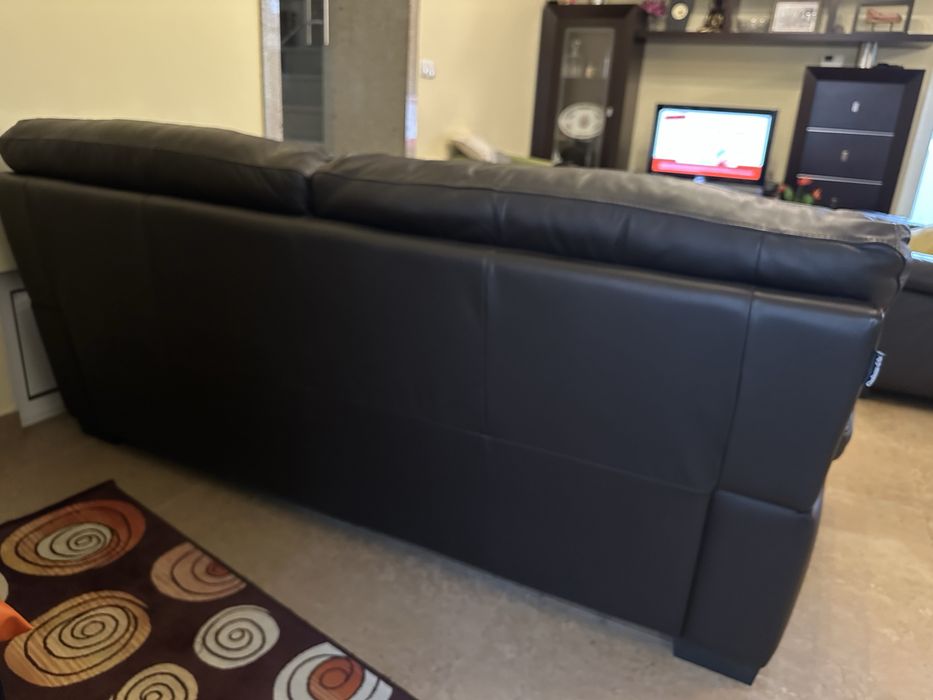 Conjunto de sofás em pele Chateau d’Ax
