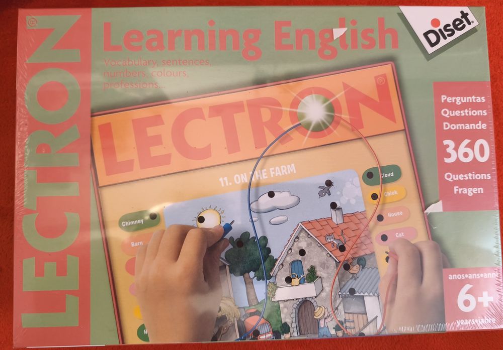 Jogo educativo Diset Lectron "Learning English". - NOVO