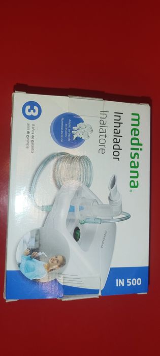 Inalador Medisana IN 500 com acessórios para crianças e adultos