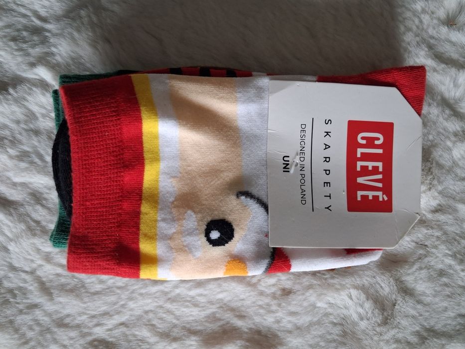 Dziecięce młodzieżowe skarpety świąteczne