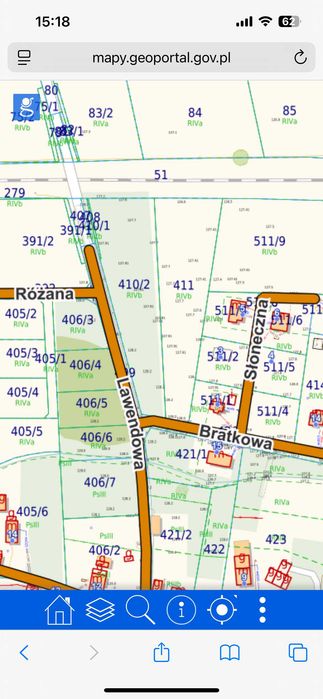 Działka budowlana Siedliska - Widok 3