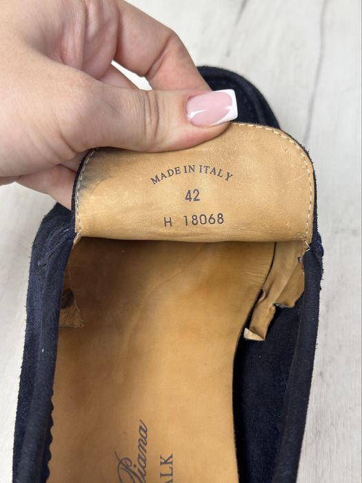 Мужские лоферы Loro Piana, 42, натуральная замша