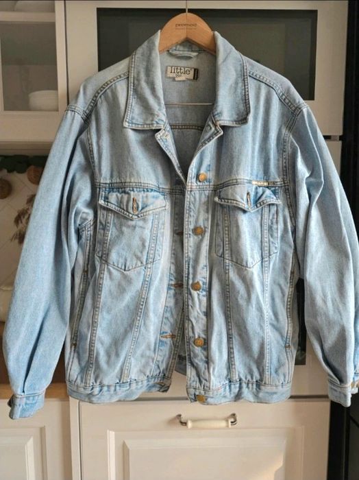 Kurtka jeansowa r.42 bawełniana jasny jeans wiosenna