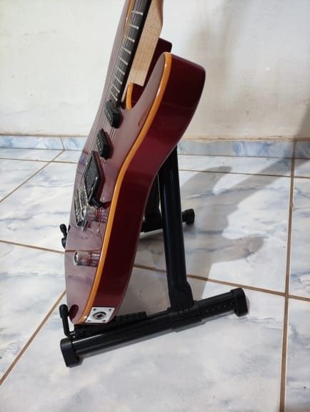 Suporte base de chão para guitarra viola violino etc
