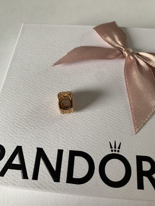 Charms ażurowe serduszko rose gold