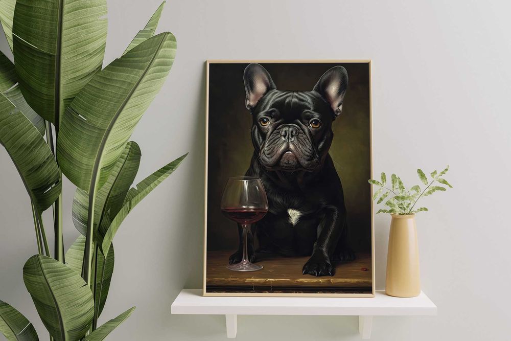 Plakat A3 Buldog Francuski