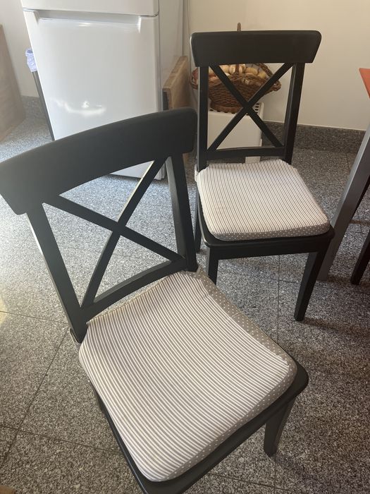 Mesa extencível cozinha com conjunto de cadeiras