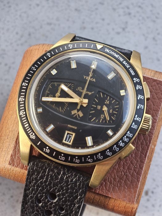 Yema Rallygraf II Classic Racing School Chronograph zegarek