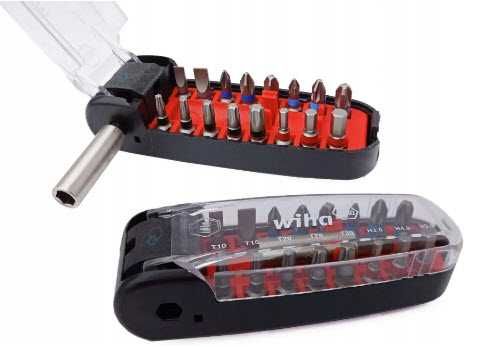 WIHA zestaw bitów CroCo mieszany 1/4" 17 sztuk