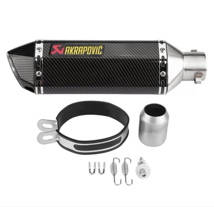 Прямоток Acrapovic 47-37см Акрапович червоний