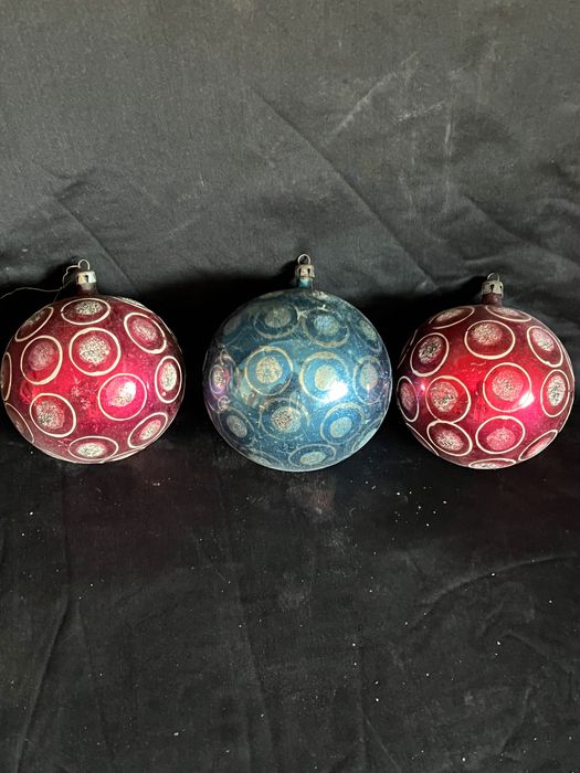 Bombki na choinkę z PRL