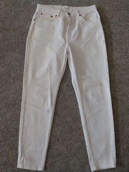 Calças crú da Mango