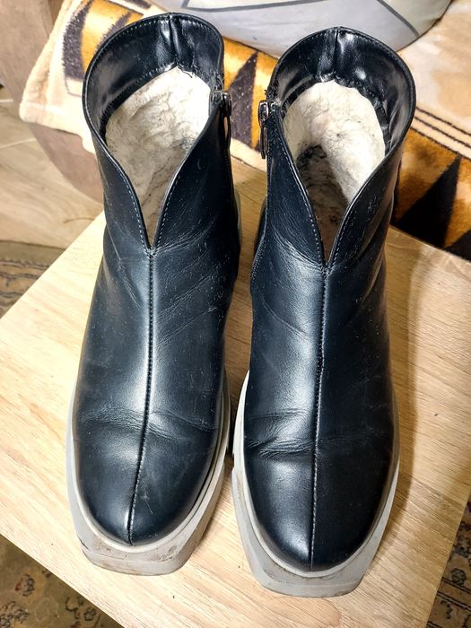 Полусапожки. Ботинки. Зима. На середню і узку ніжку, р.40. 25 см. мал