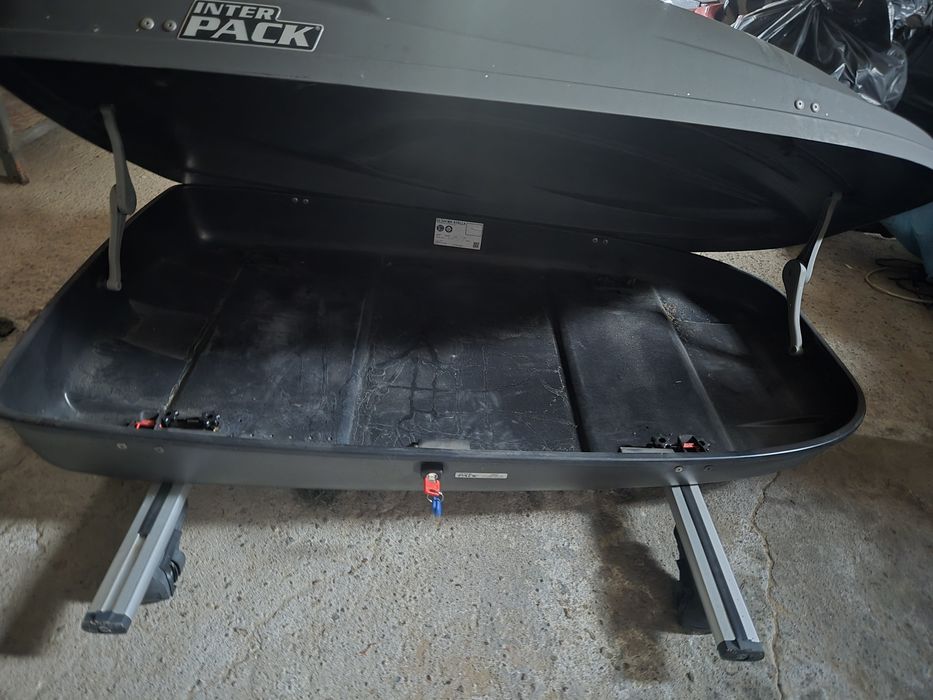 Box dachowy Inter Pack czarny – 145 cm