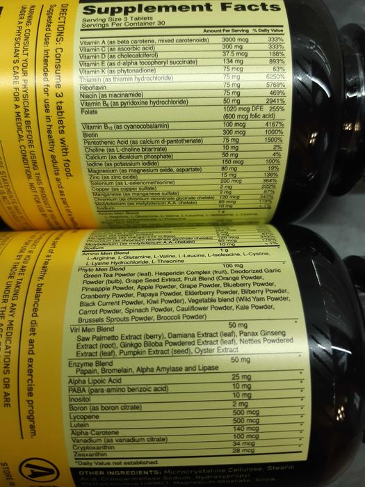 Optimum Nutrition, Opti-Men USA (90 таб.), мужские витамины