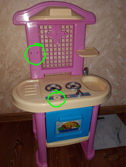 Кухня дитяча+ корзина овочі