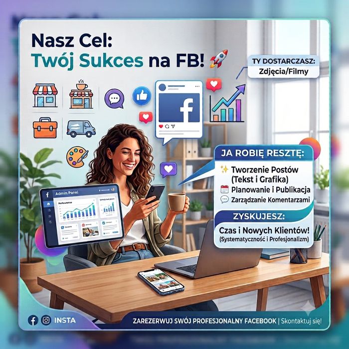 Social Media Manager - Poprowadzę Social Media za Ciebie.