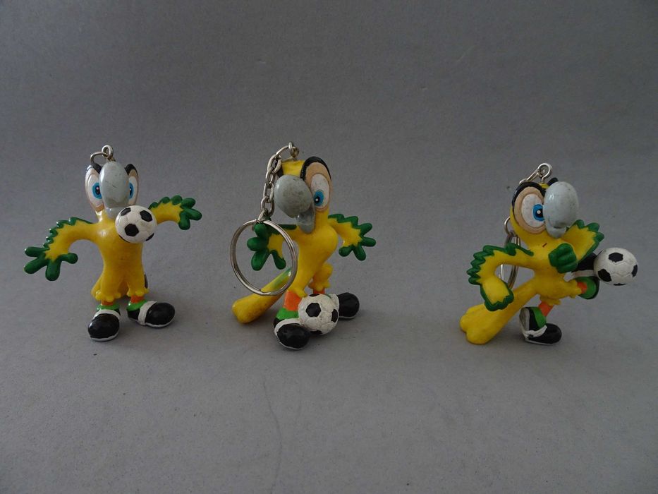 PVC Mascots – Petrobras Promotional Figures for the 1998 World Cup