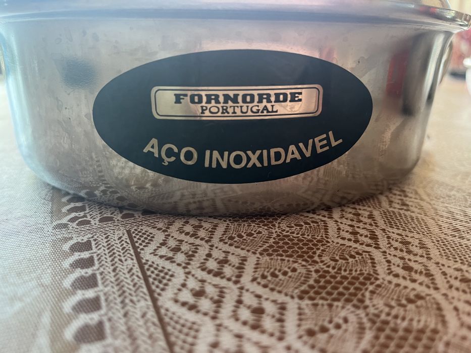 Marmita de inox puro nova