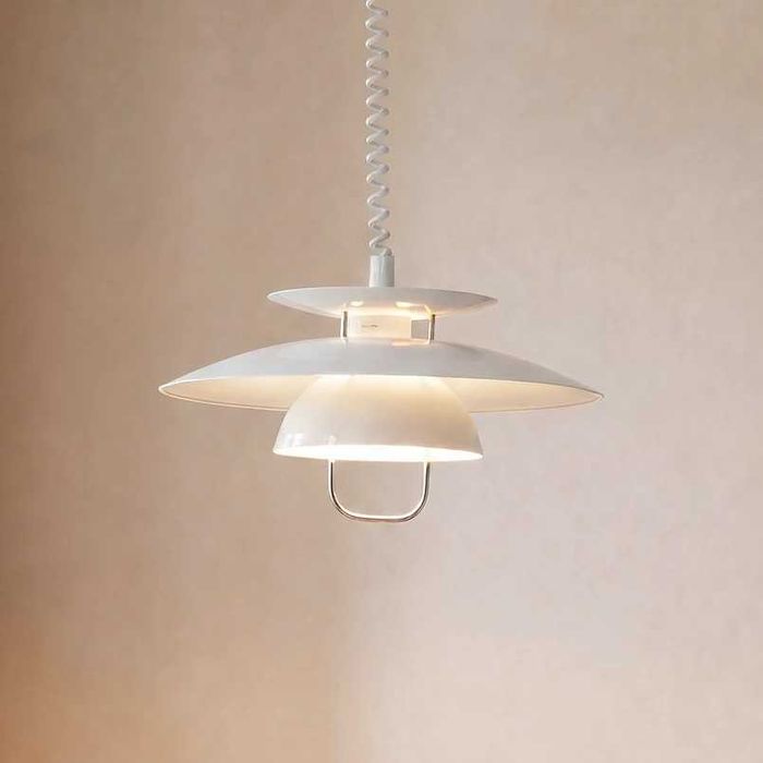 Lampa wisząca Lindby Nadia, biała