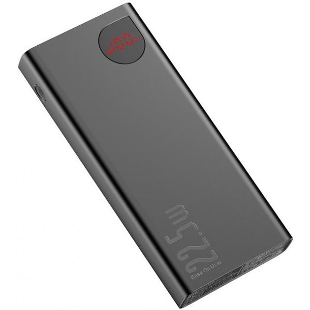 Павербанк Baseus 20000 mAh (22.5W PD QC) Оригінал/Швидка зарядка