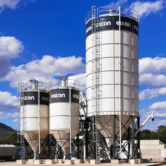 Silos na cement ELKON 500 ton z dostawą, z pełnym osprzętem