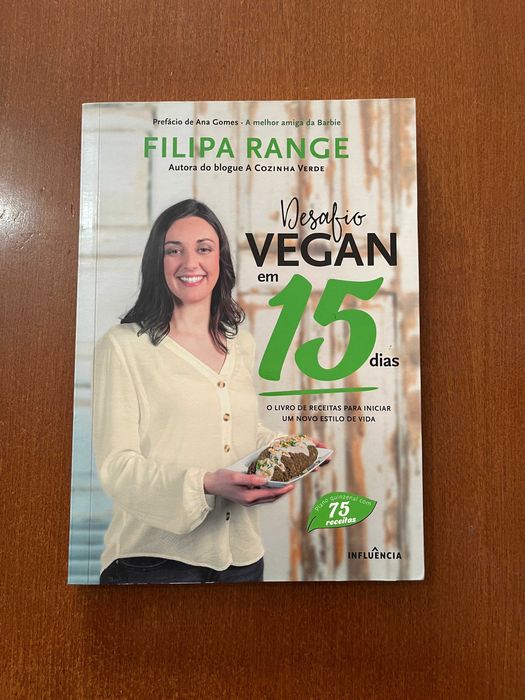 Desafio Vegan em 15 Dias de Filipa Range - Autografado