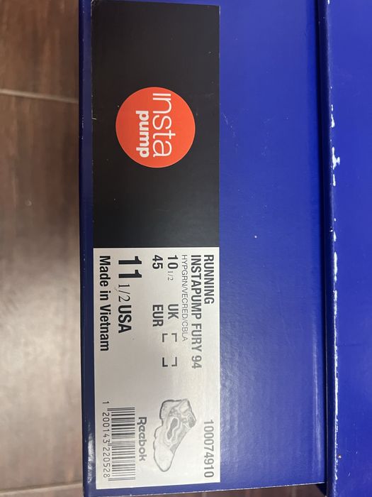 кросівки Reebok instapump fury citron