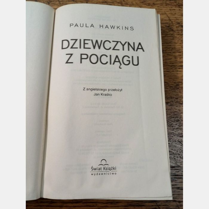 Dziewczyna z pociągu. Paula Hawkins