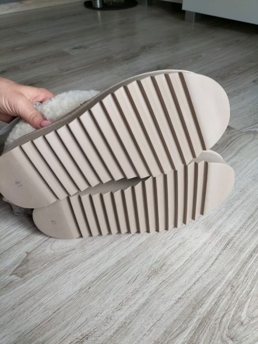 Buty ocieplane, klapki