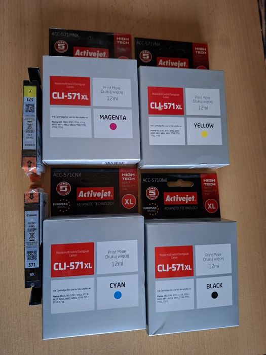 Tusze do drukarki Canon