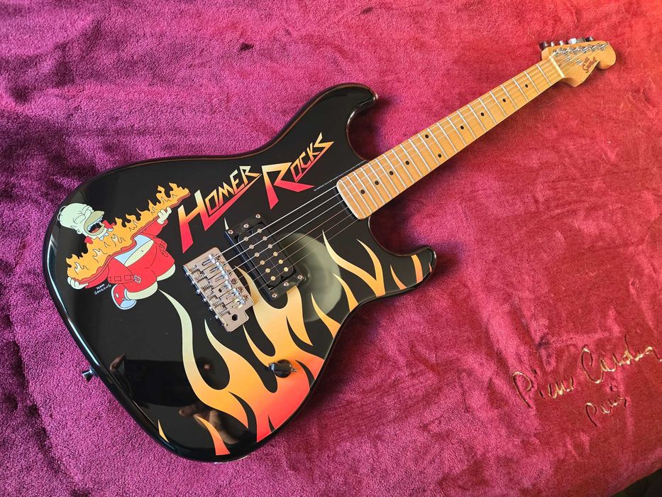 Guitarra Simpsons Homes Rocks
