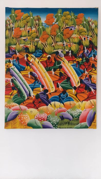 Tela/Pintura colorida da República Dominicana