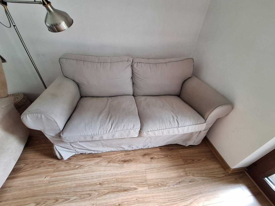Sofa 2 osobowa nierozkładana  EKTORP szara IKEA