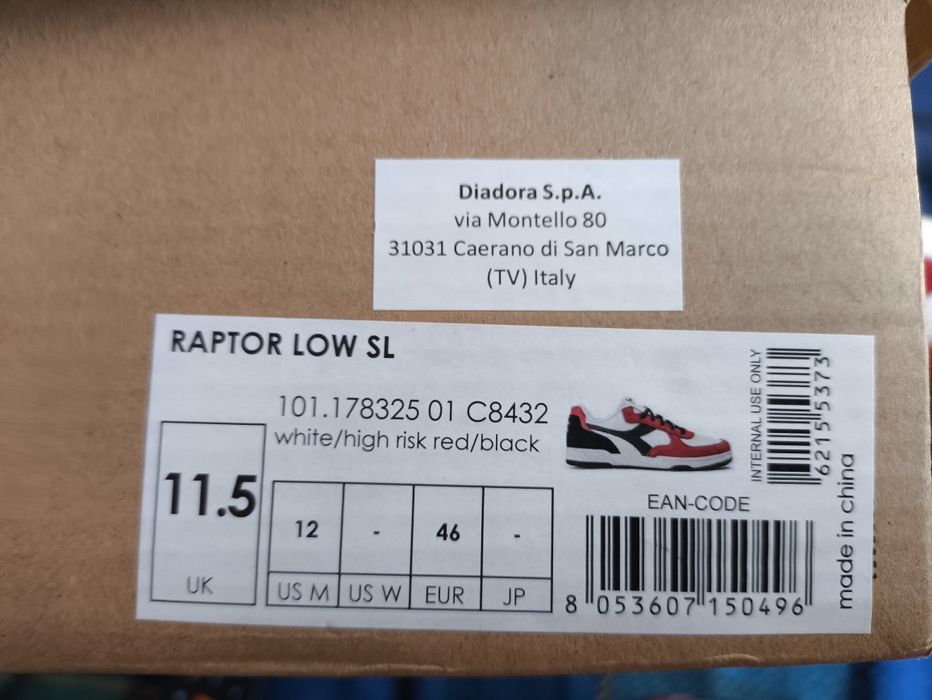 Buty Diadora Raptor Low SL r. 46