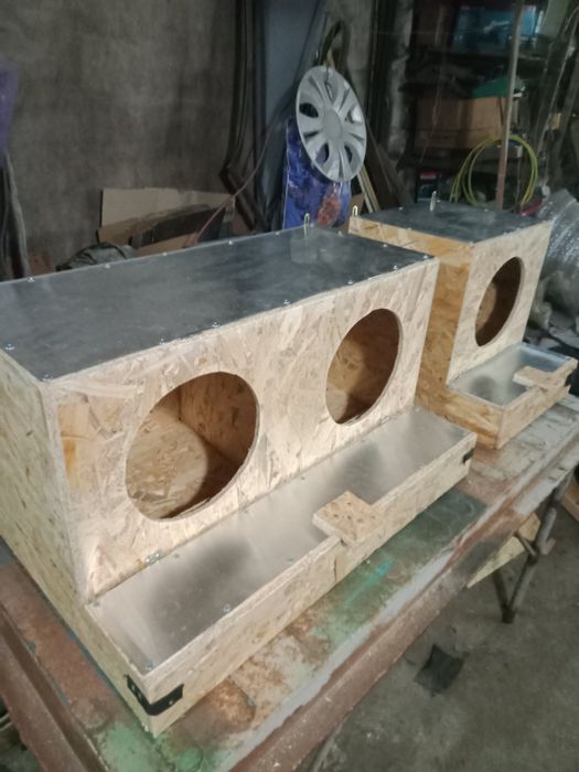 гніздо для курей з яйцезбірником