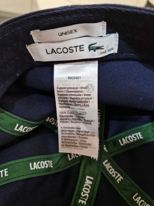 Czapka z daszkiem lacoste