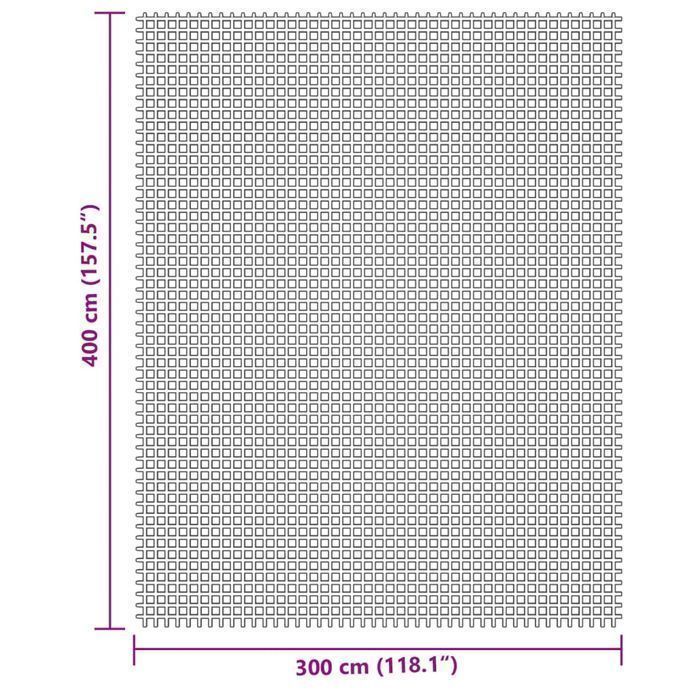 Vidaxl Wykładzina Do Namiotu, Kremowa, 4X3 M
