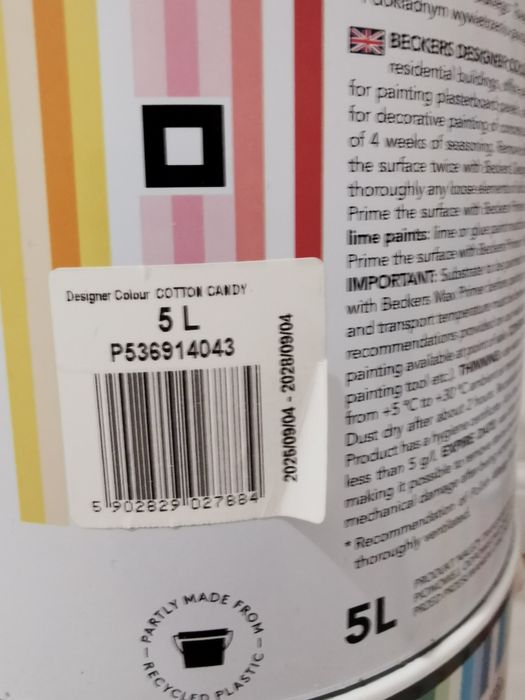 farby farba beckers kolor Cotton Candy + Primer