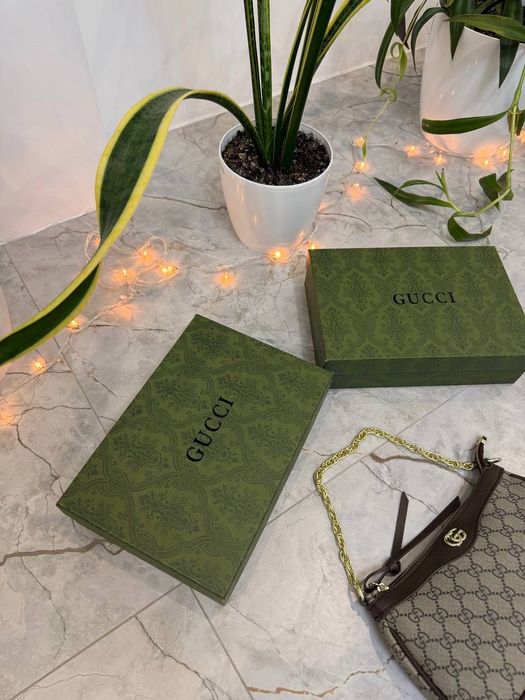 Жіноча сумка Gucci, бежевий монограм