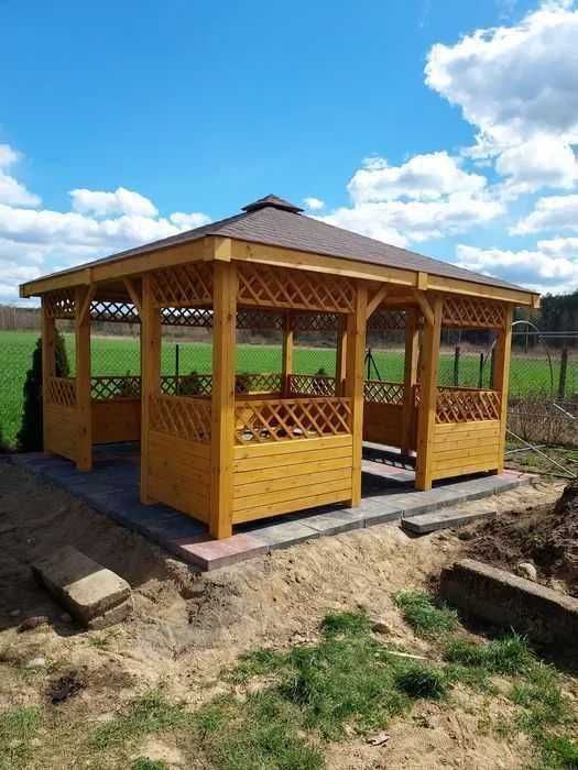 Altana altanka ogrodowa drewniana "Nairobi" 4x4